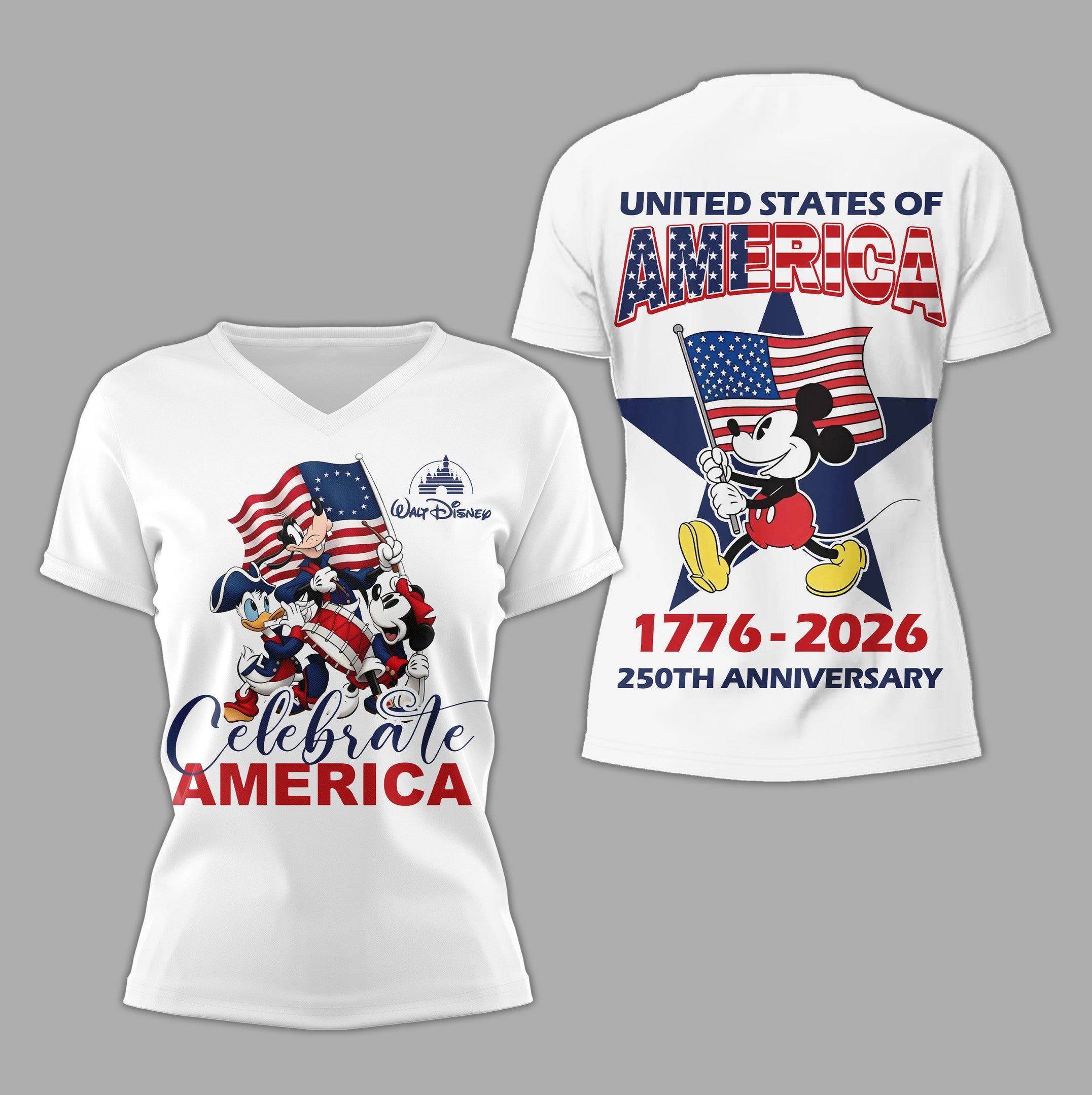 Premium MCK 250th Anniversary Celebrate America 3D Shirt TD