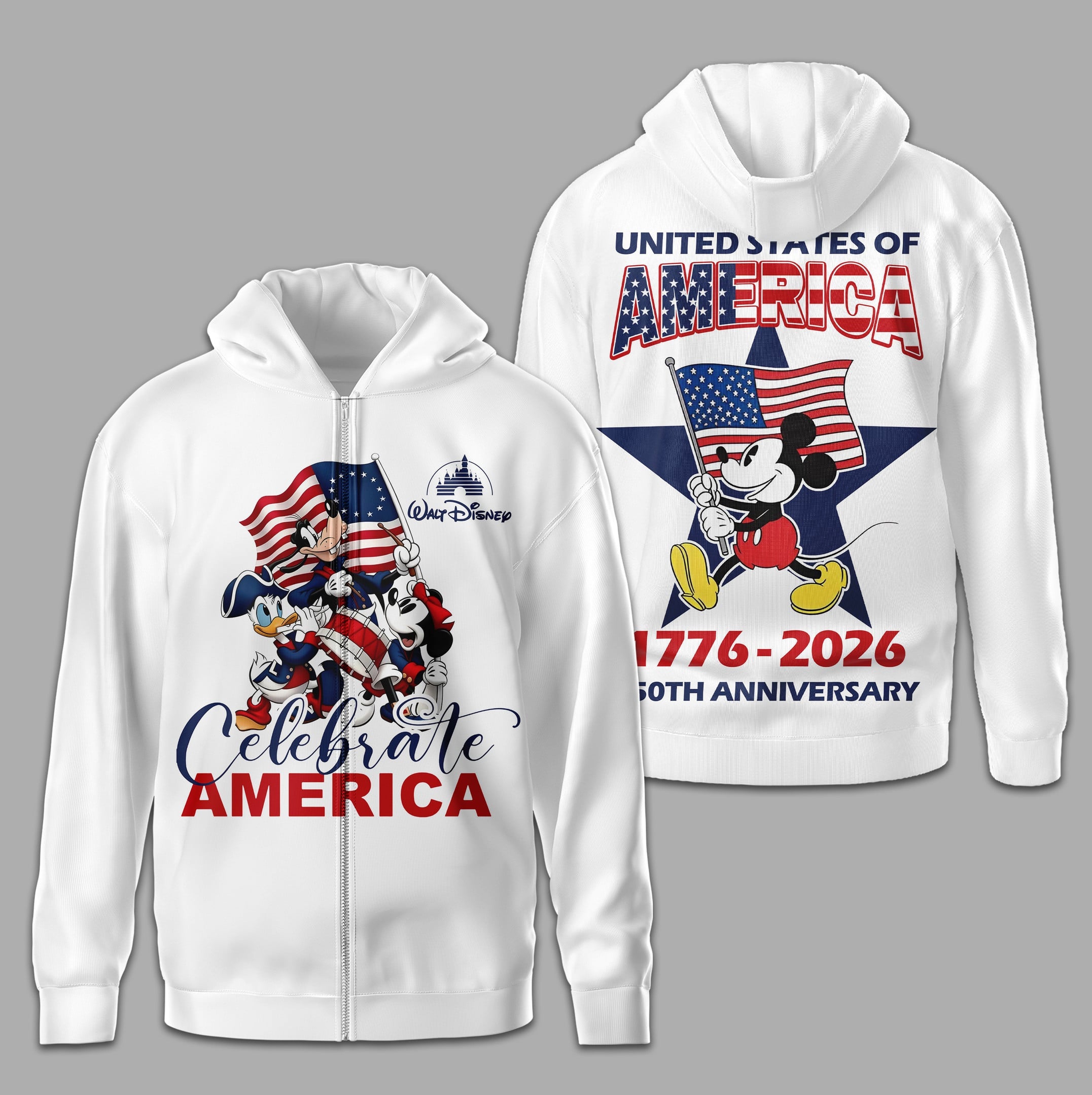 Premium MCK 250th Anniversary Celebrate America 3D Shirt TD