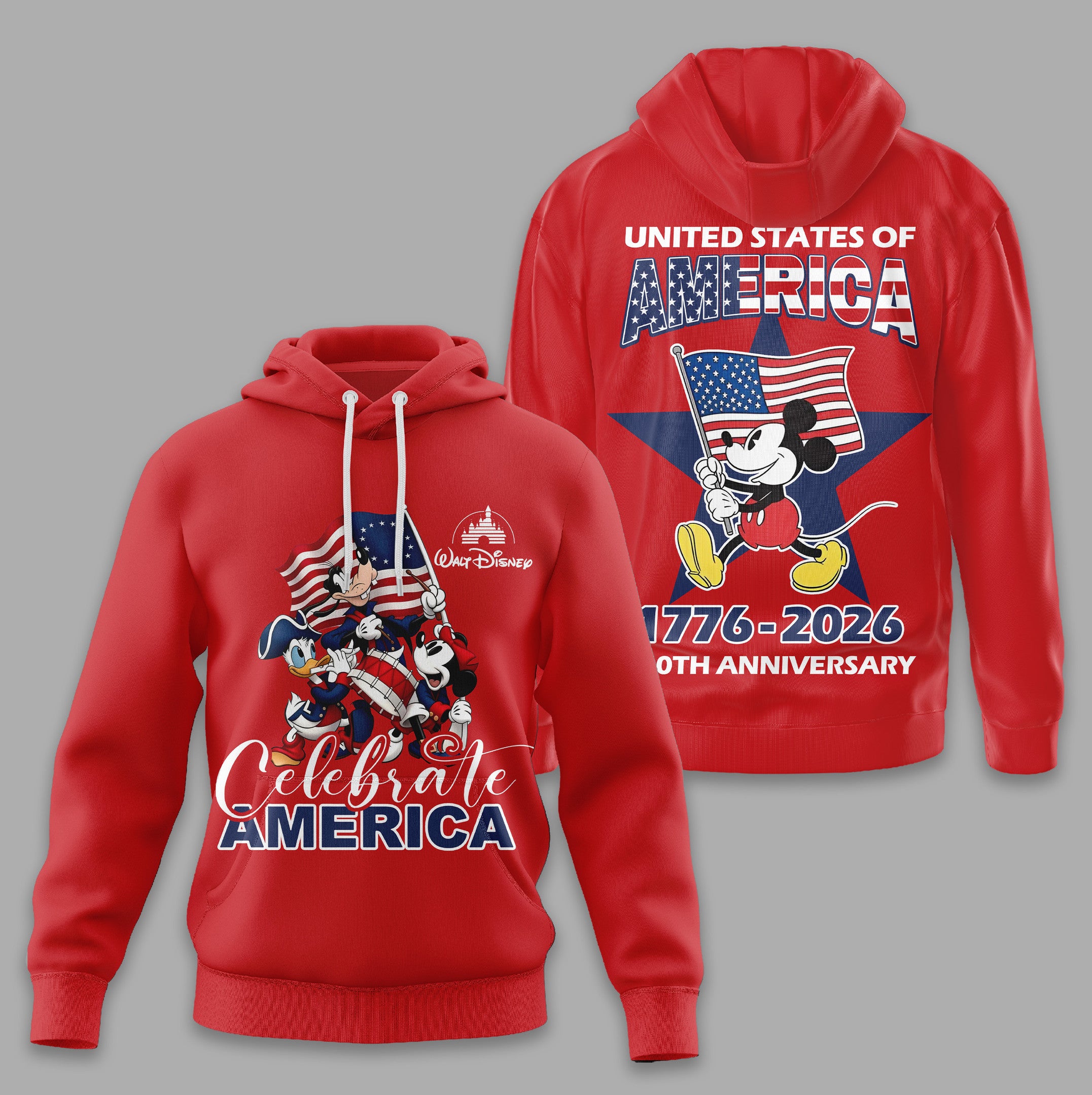 Premium MCK 250th Anniversary Celebrate America 3D Shirt TD