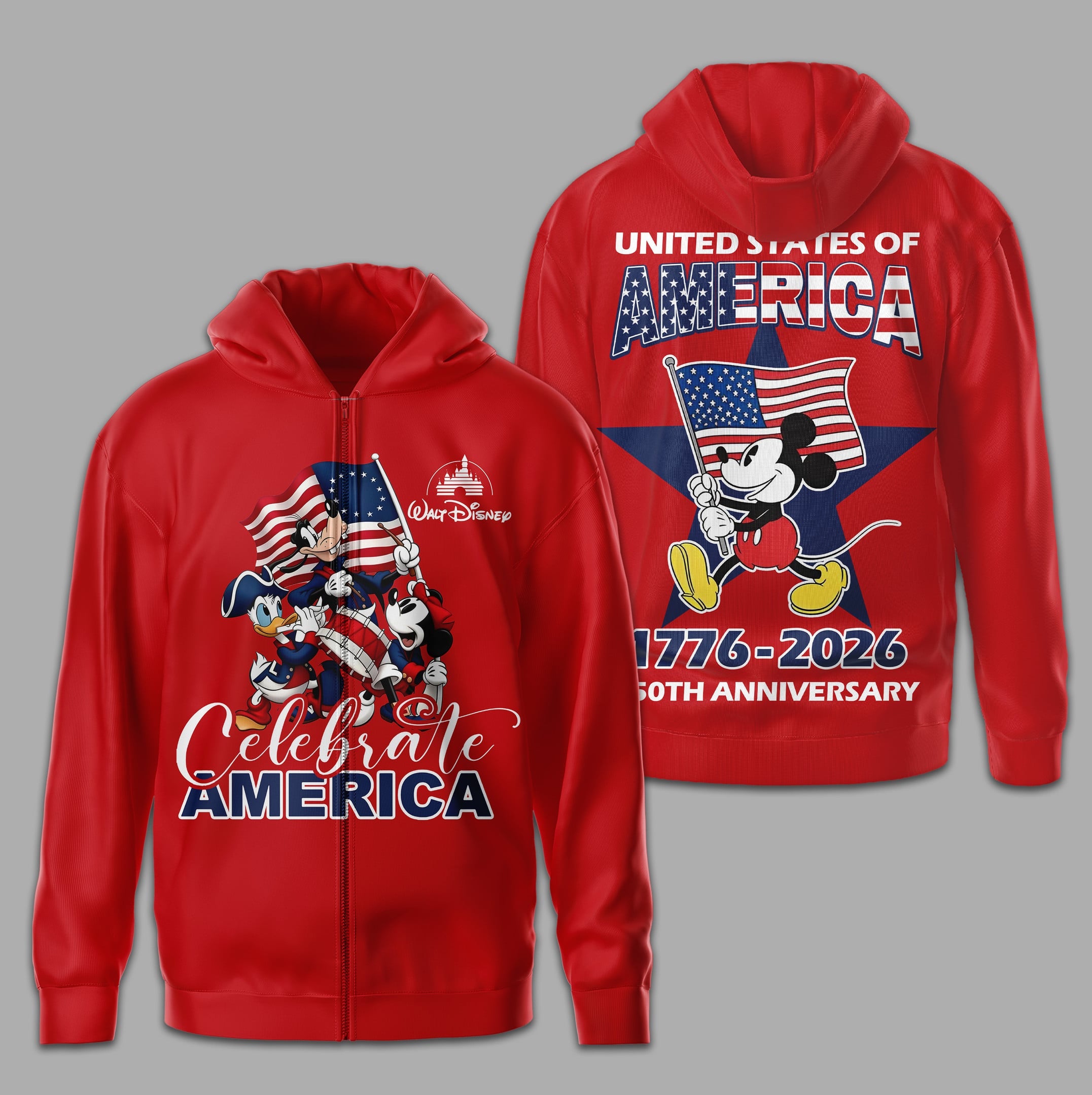 Premium MCK 250th Anniversary Celebrate America 3D Shirt TD