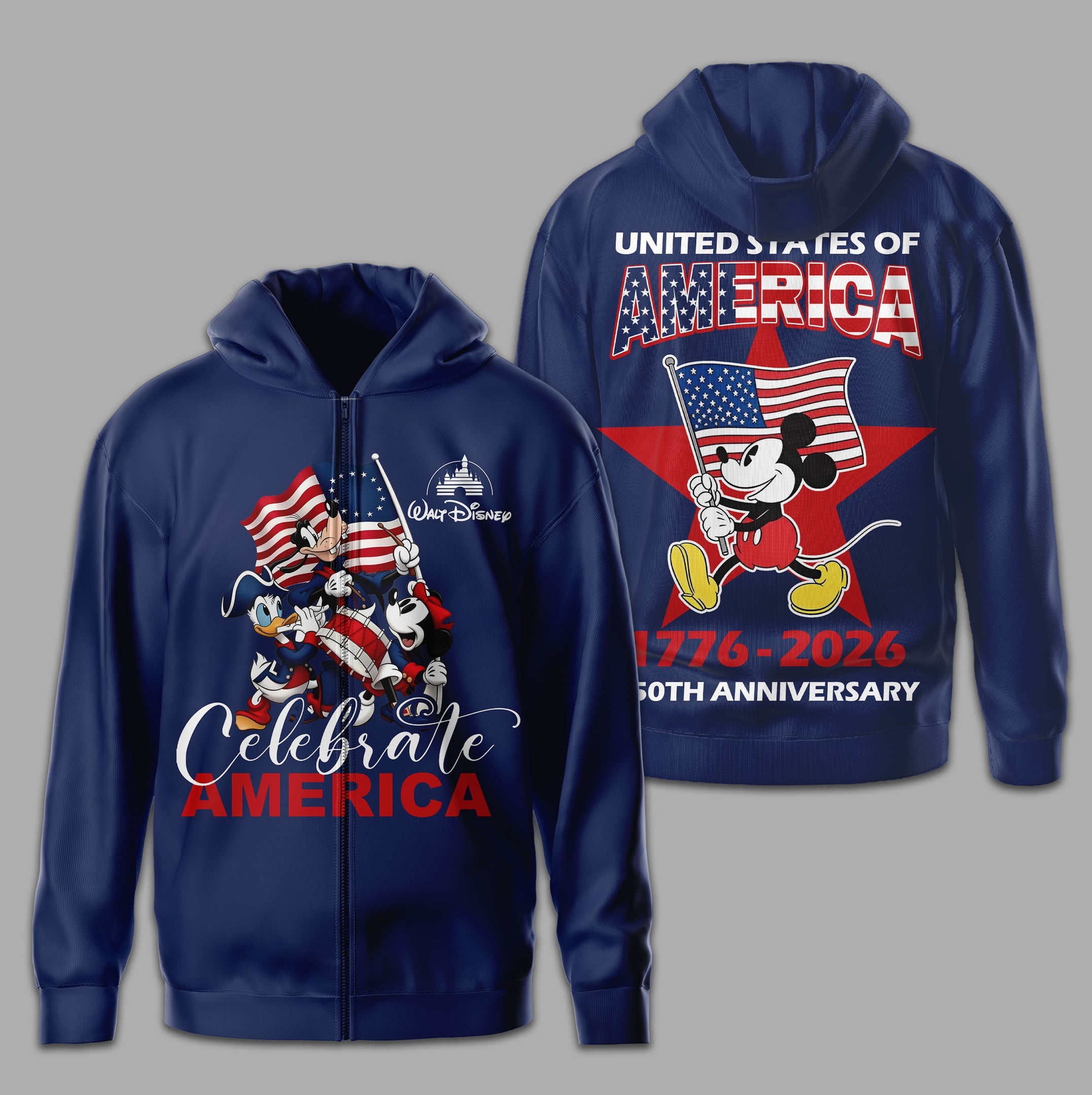 Premium MCK 250th Anniversary Celebrate America 3D Shirt TD