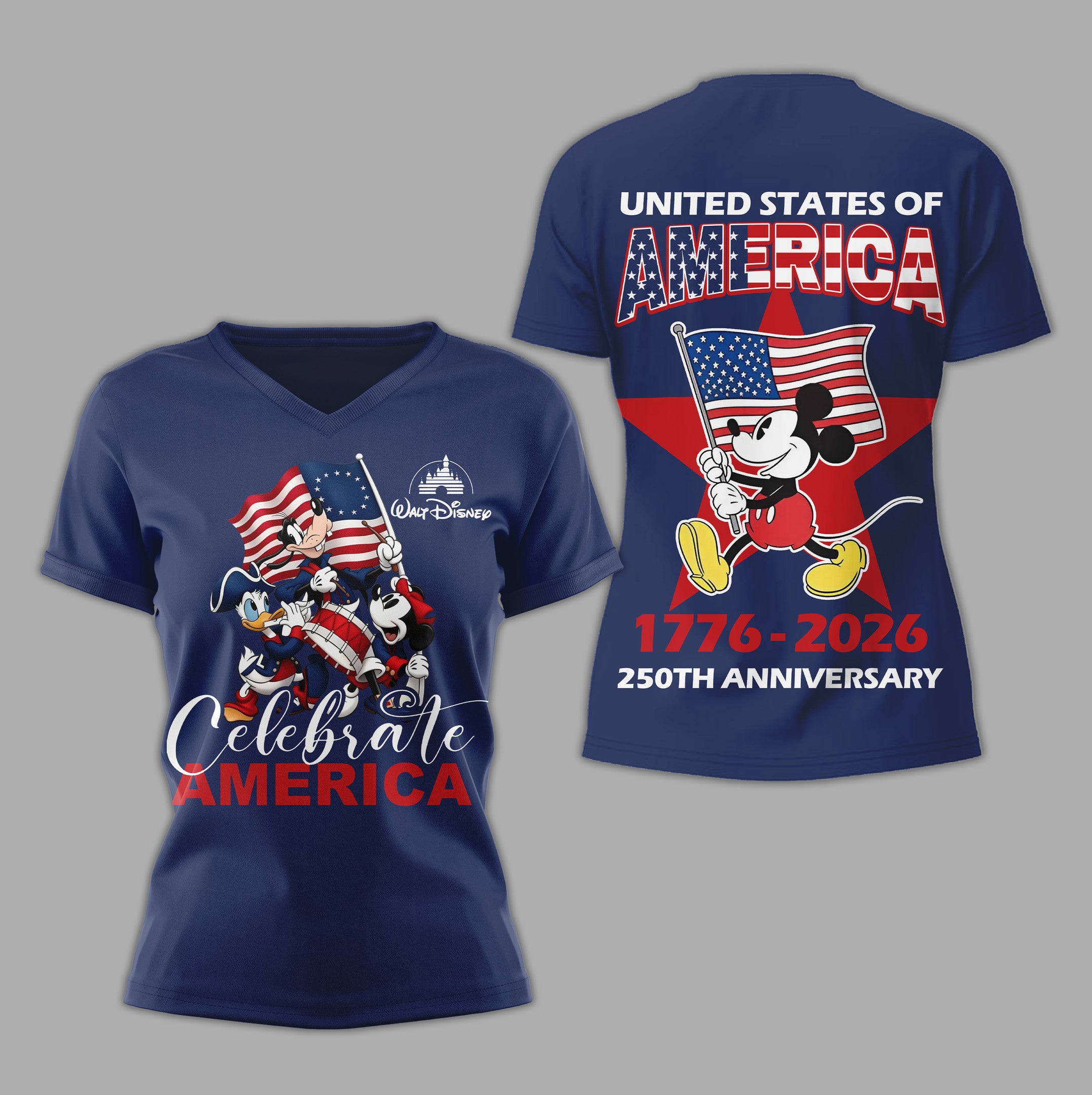 Premium MCK 250th Anniversary Celebrate America 3D Shirt TD