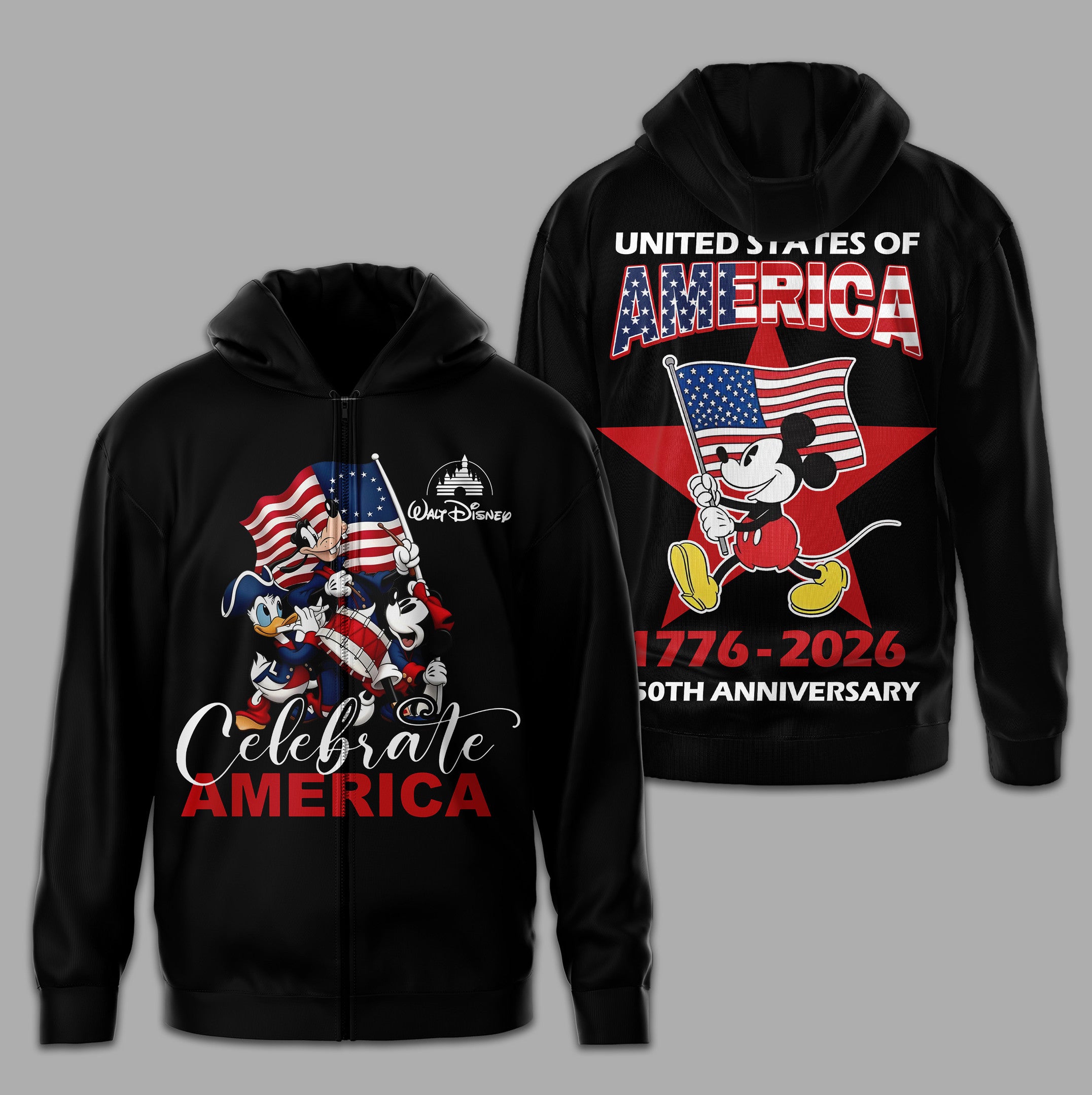 Premium MCK 250th Anniversary Celebrate America 3D Shirt TD