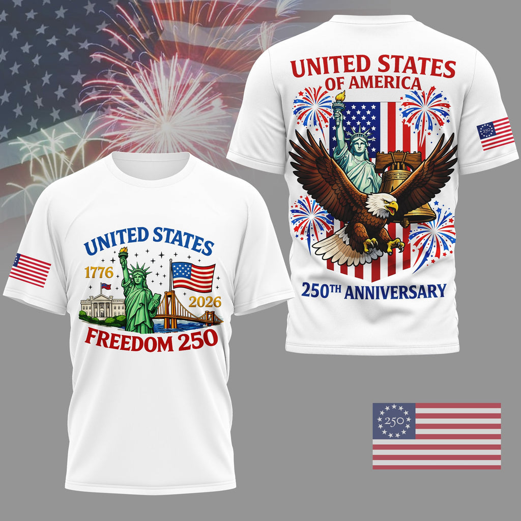 Premium USA 3D Shirt NY