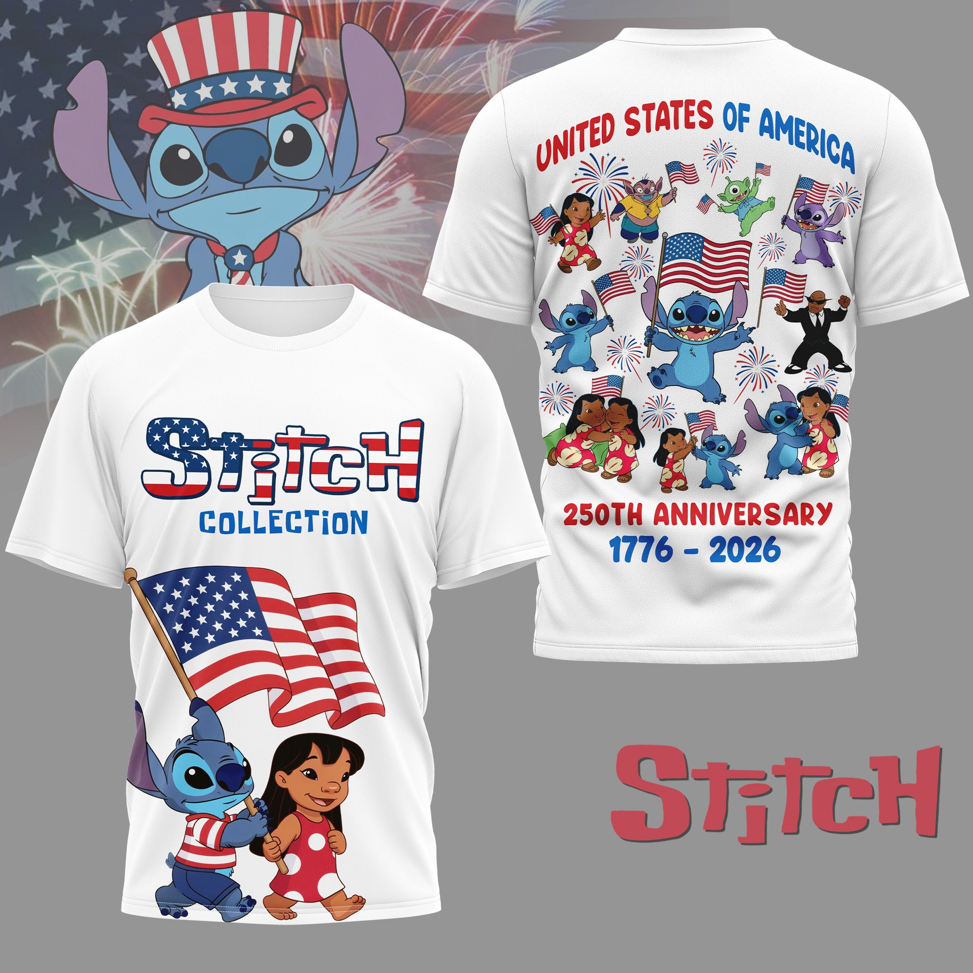 Premium STC 250 Years Of America 3D Shirt NY