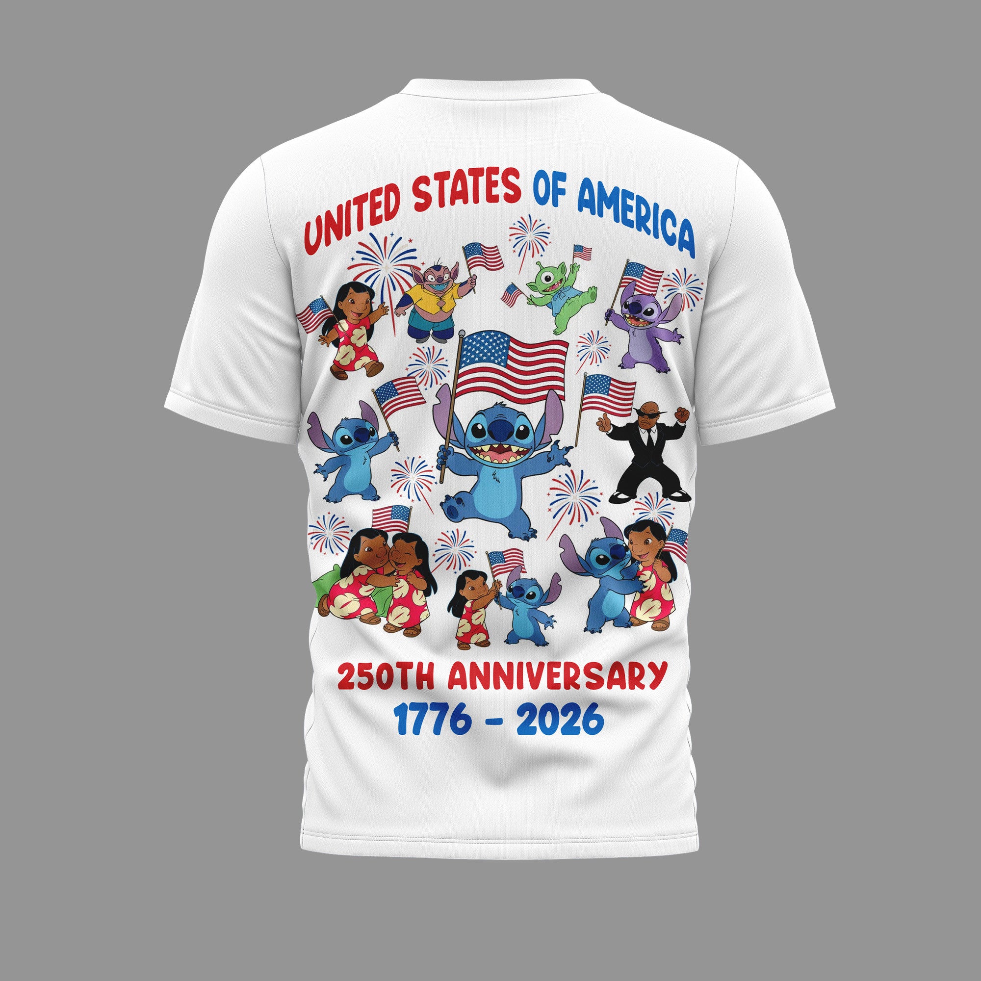 Premium STC 250 Years Of America 3D Shirt NY
