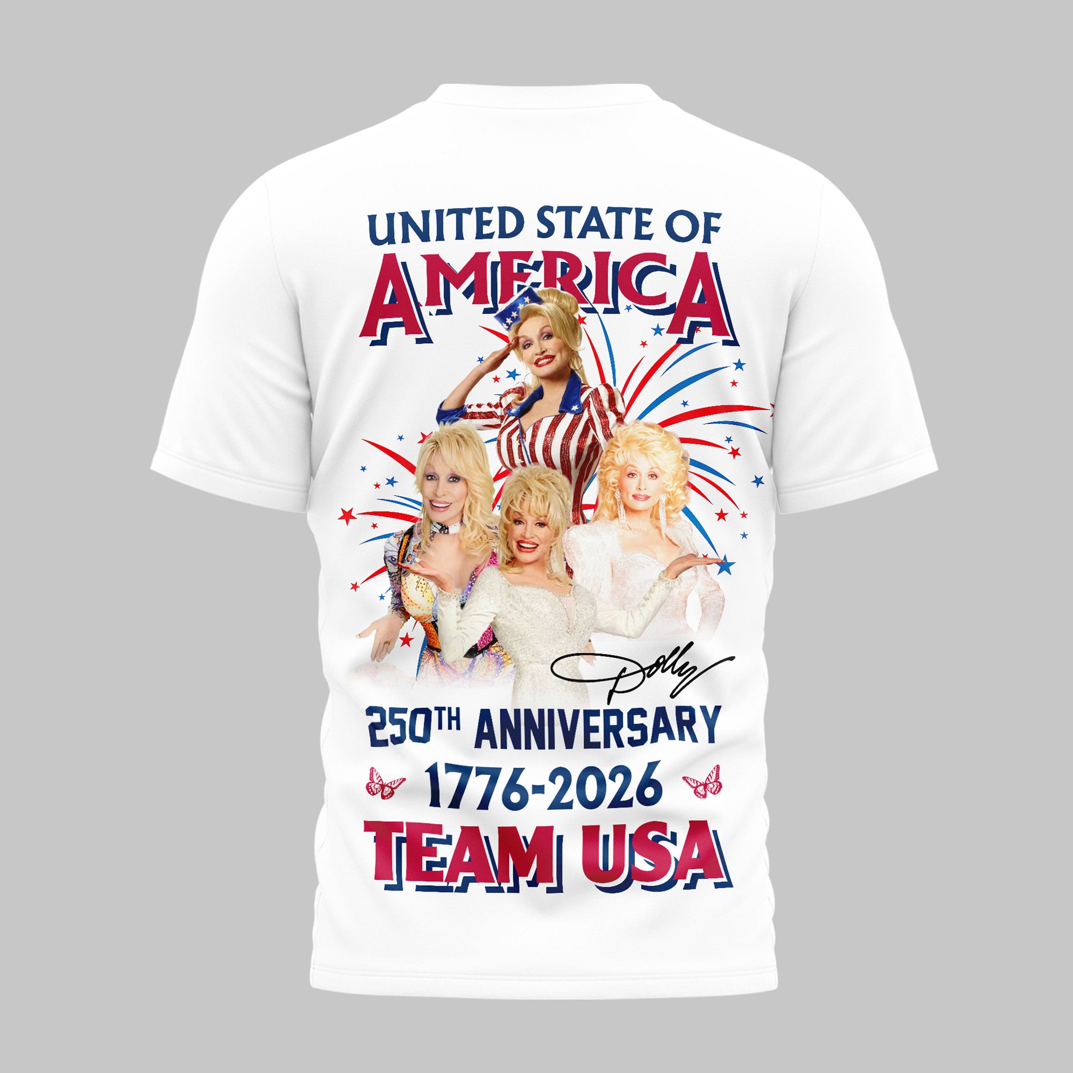 Premium DLPT 250 Years Of America 3D Shirt NY