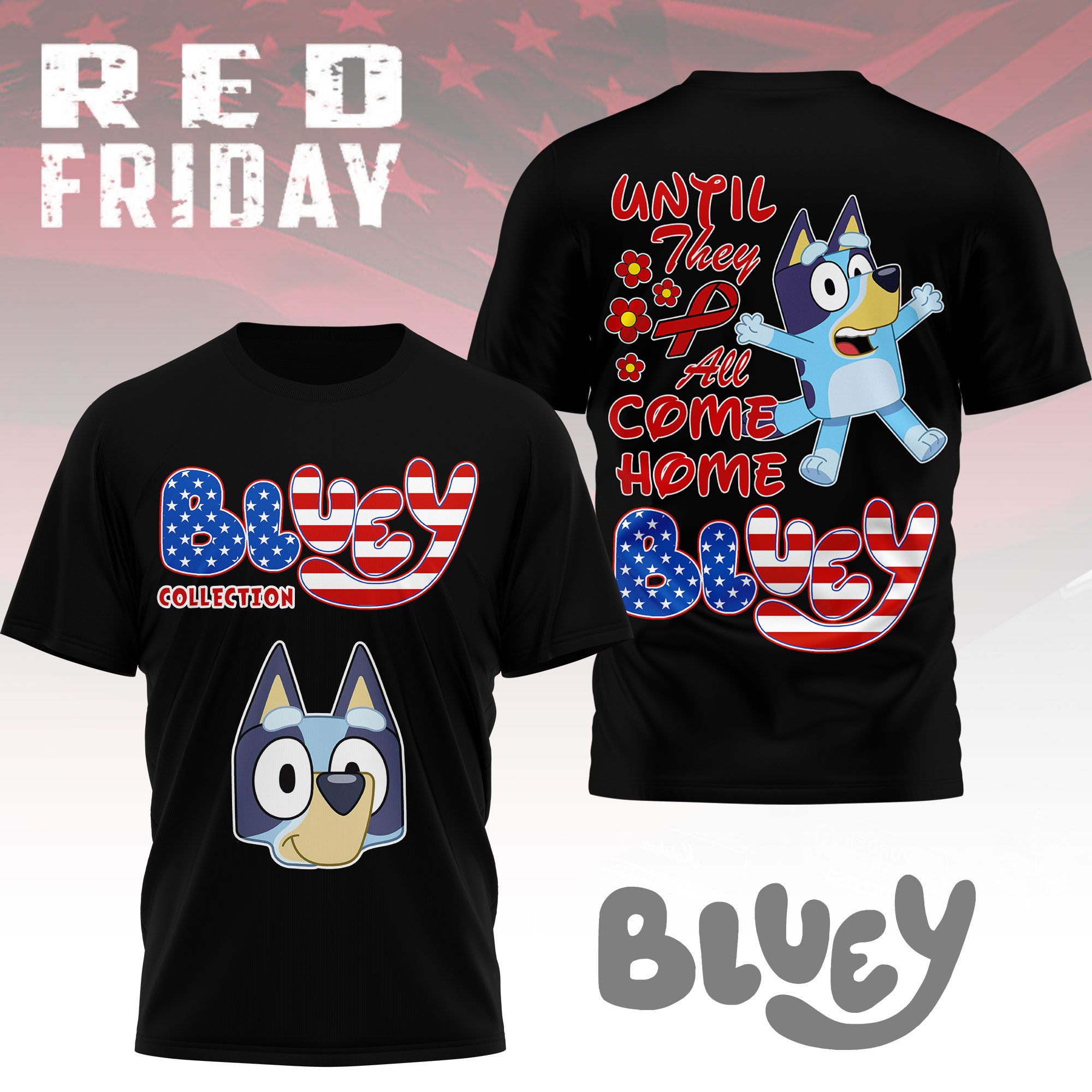 Premium BLU Red Friday 3D Shirt NY