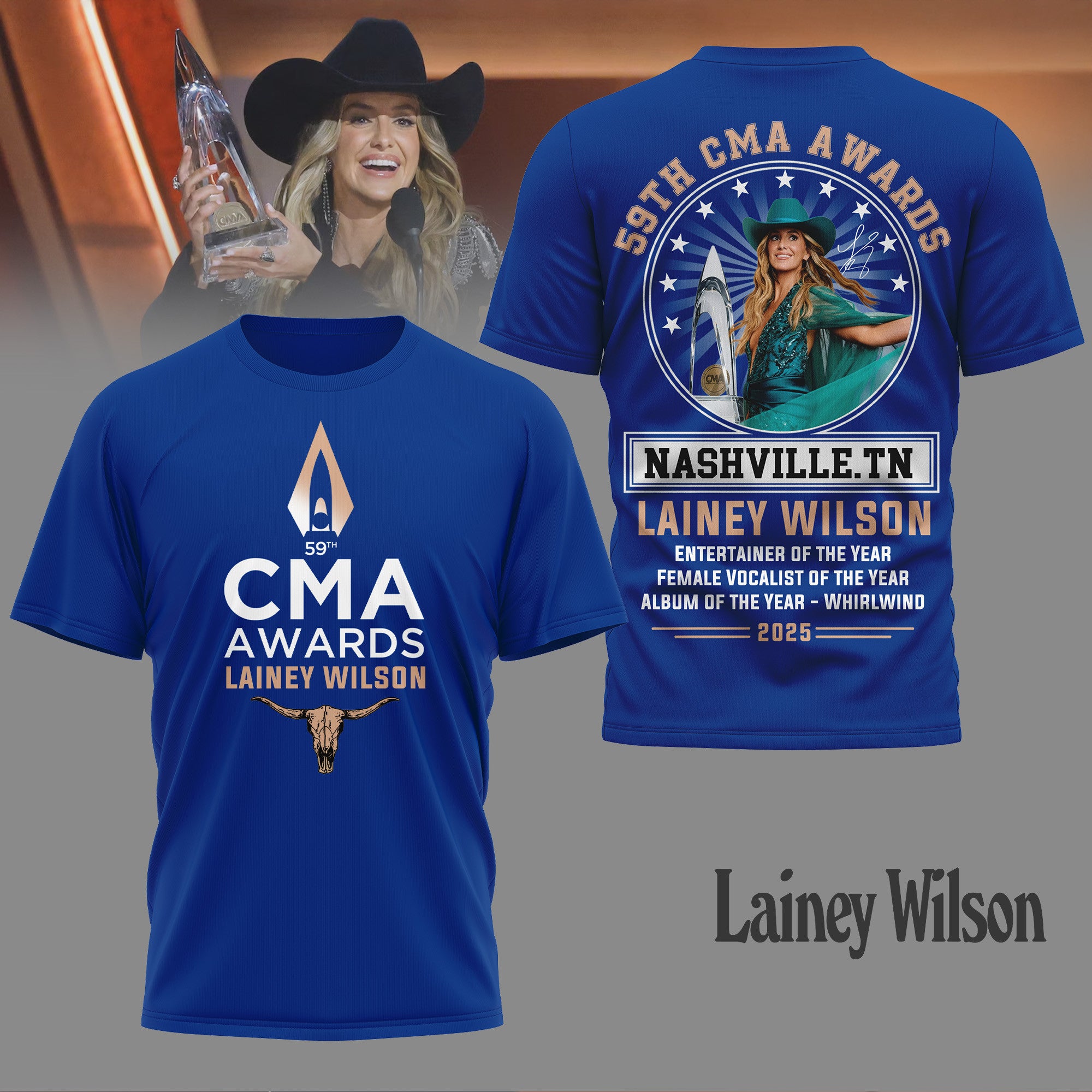 Premium LNWL CMA Awards 3D Shirt HI