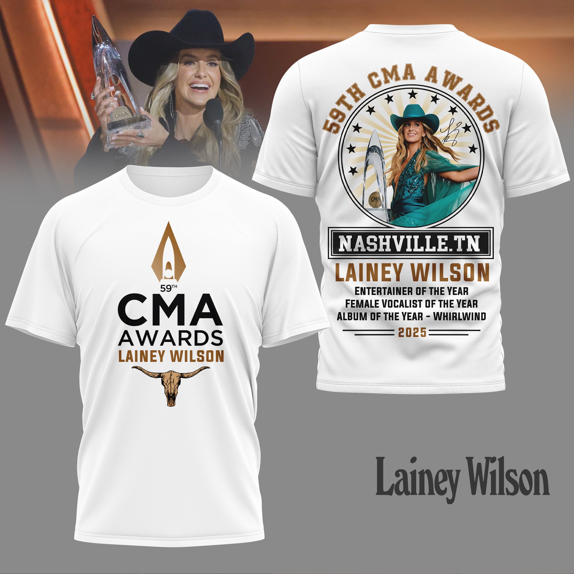 Premium LNWL CMA Awards 3D Shirt HI