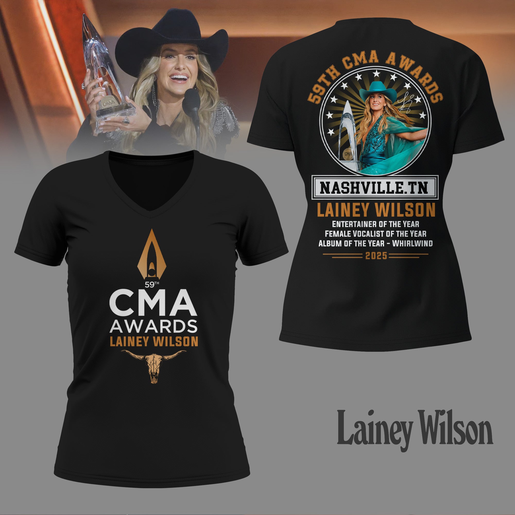 Premium LNWL CMA Awards 3D Shirt HI