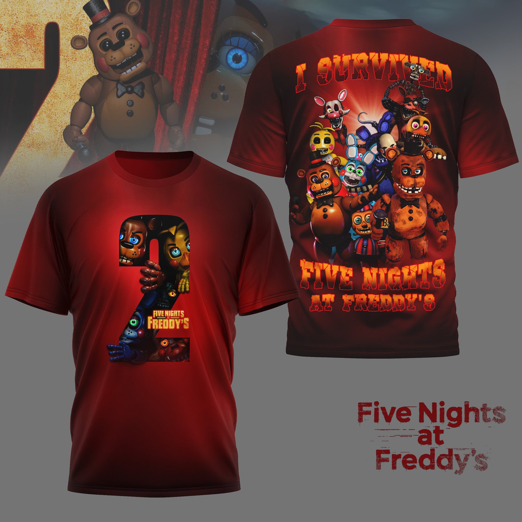 Premium 5NAF 3D Shirt HI