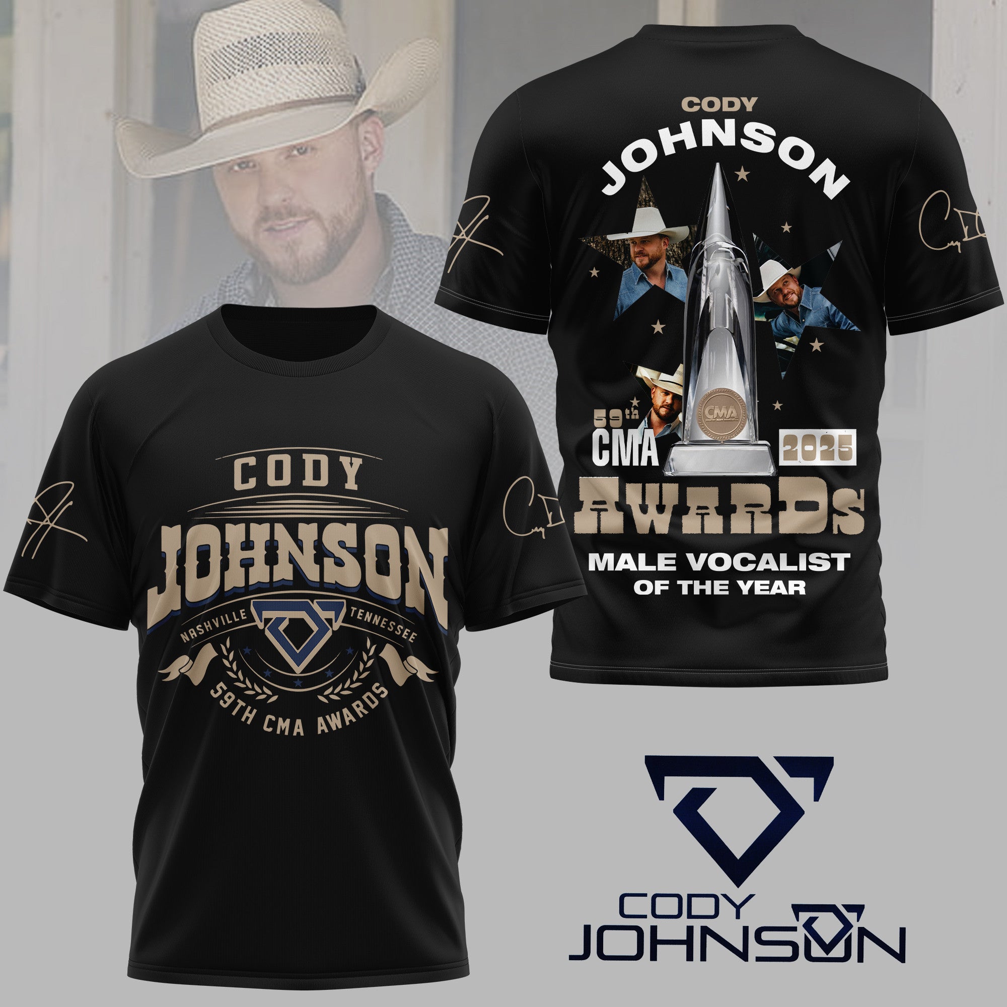 Premium CDJS 2025 CMA Awards 3D Shirt NY