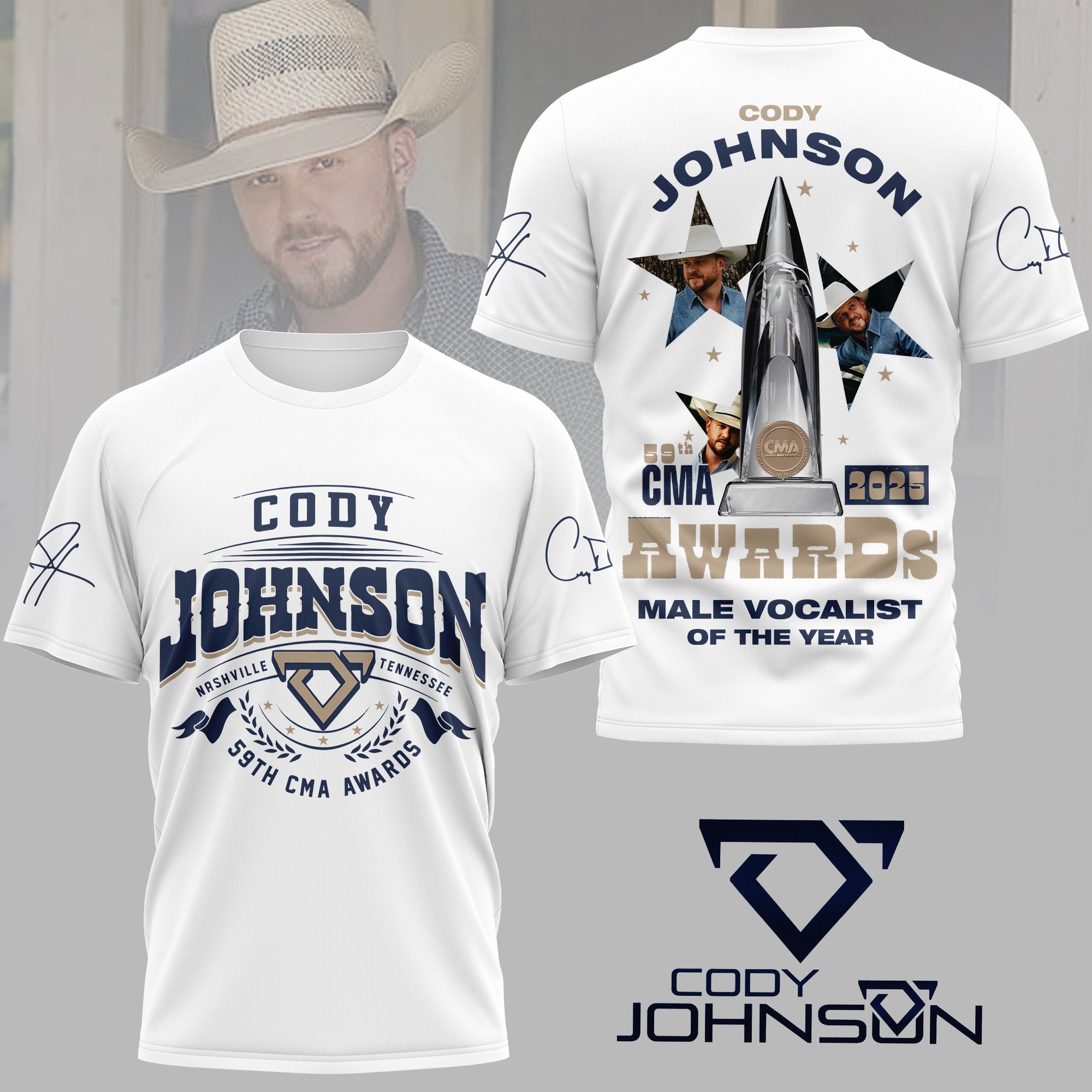 Premium CDJS 2025 CMA Awards 3D Shirt NY