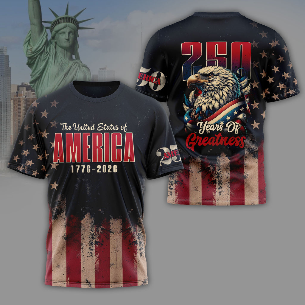 Premium AMC 250th Anniversary 3D Shirt HY