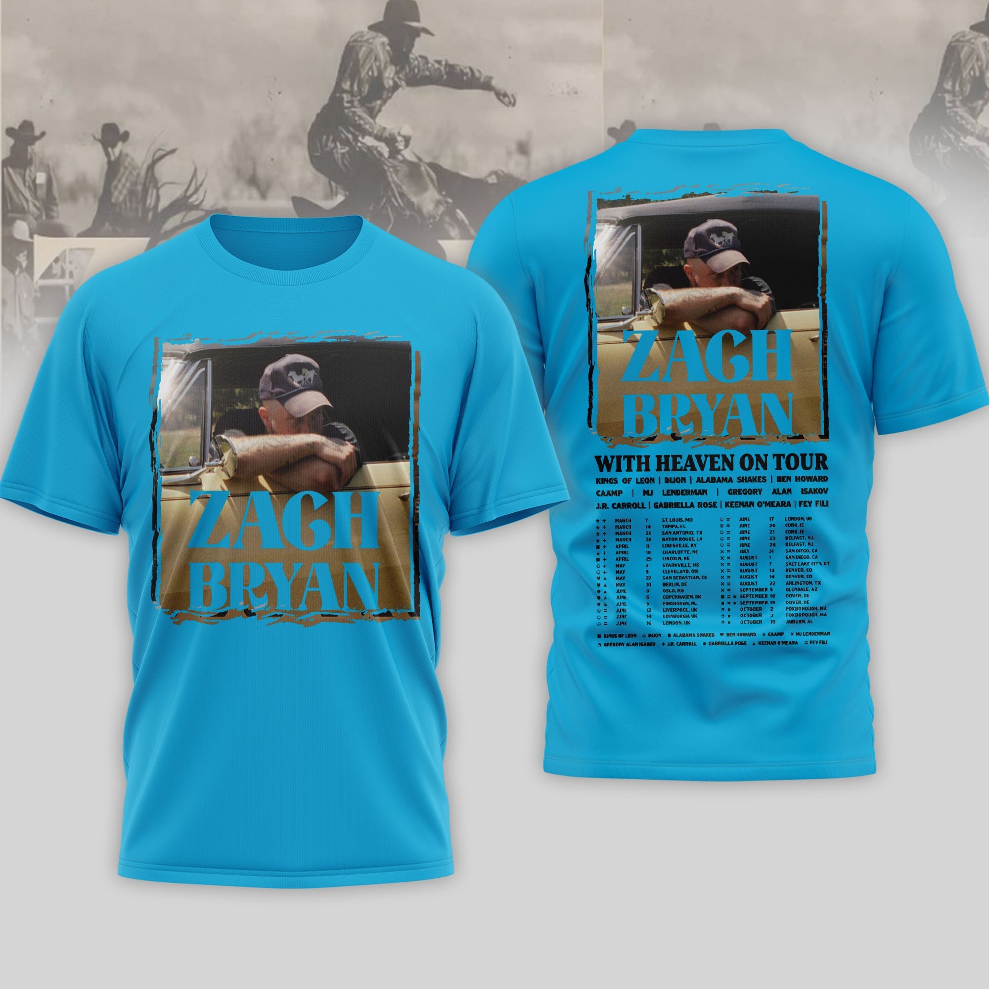 Premium ZBR 2026 Tour 3D Shirt HY