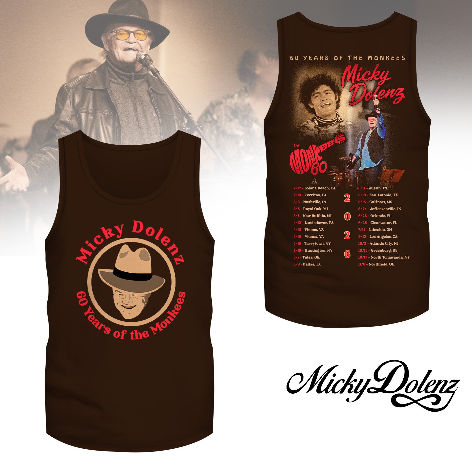 Premium MKDL 2026 Tour 3D Shirt HI