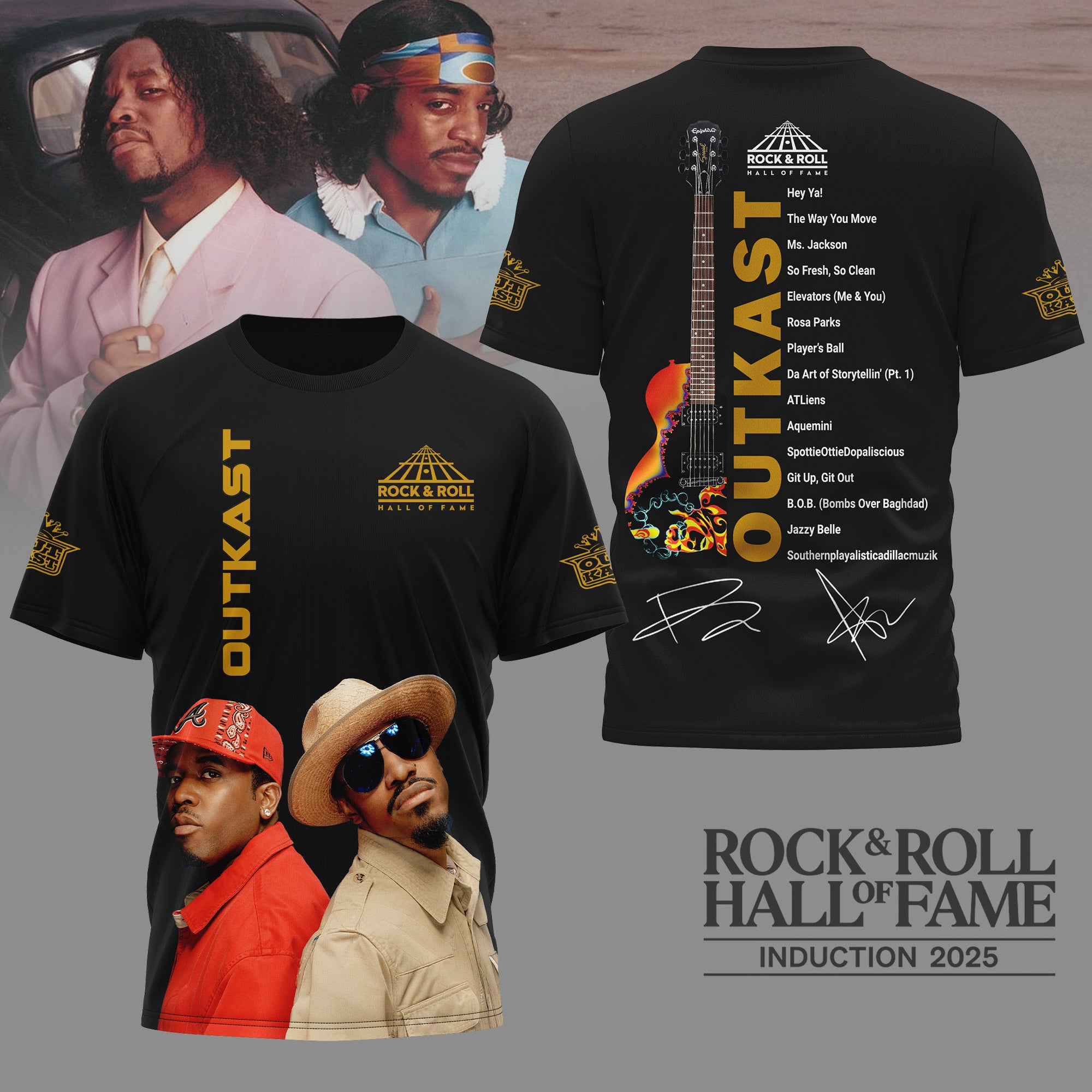 Premium OKT 2025 Rock & Roll Hall of Fame 3D Shirt NY