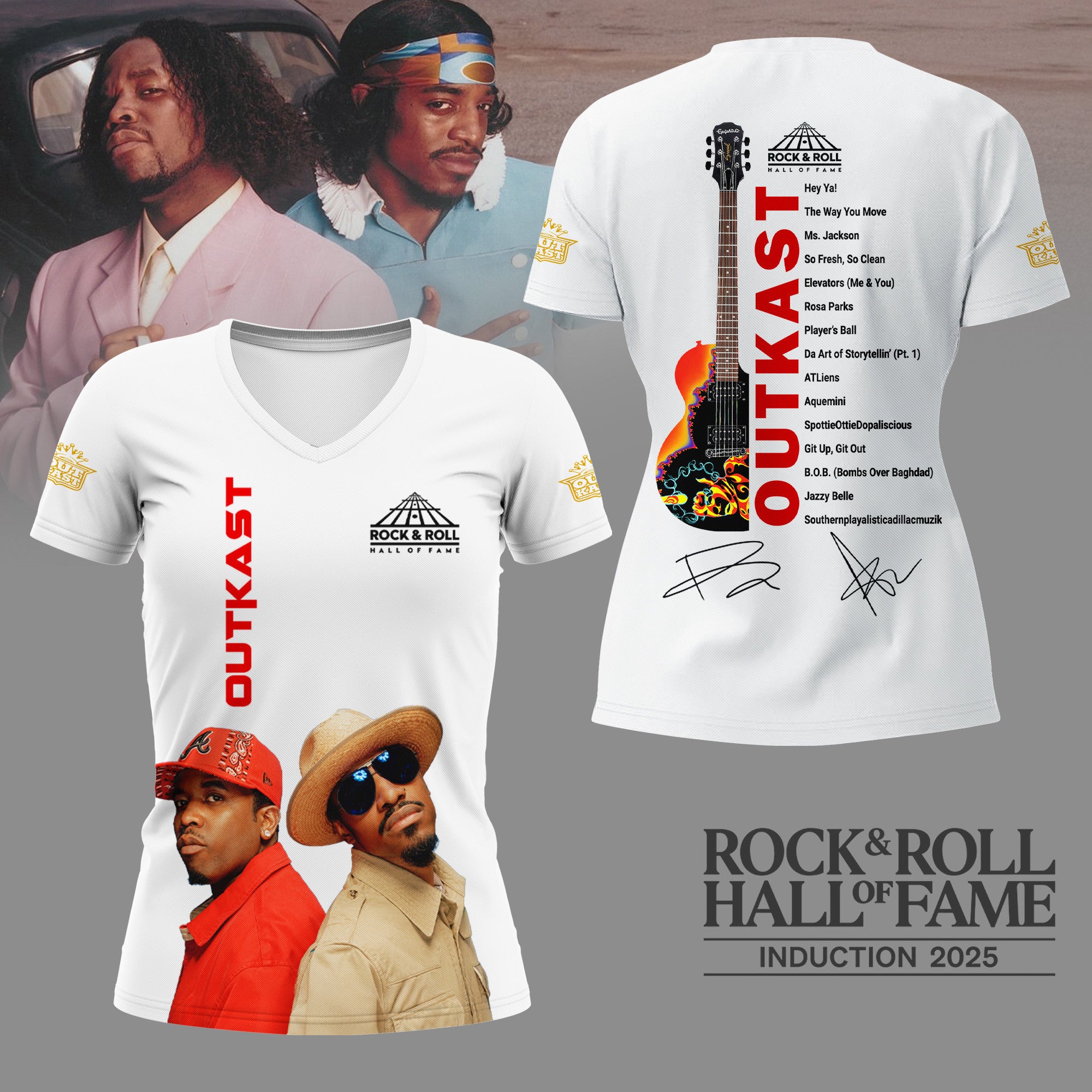 Premium OKT 2025 Rock & Roll Hall of Fame 3D Shirt NY