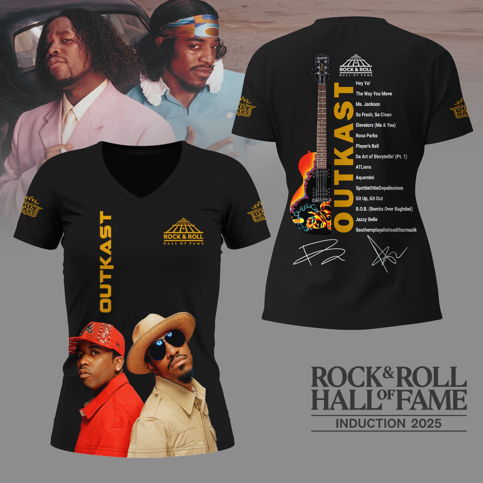 Premium OKT 2025 Rock & Roll Hall of Fame 3D Shirt NY