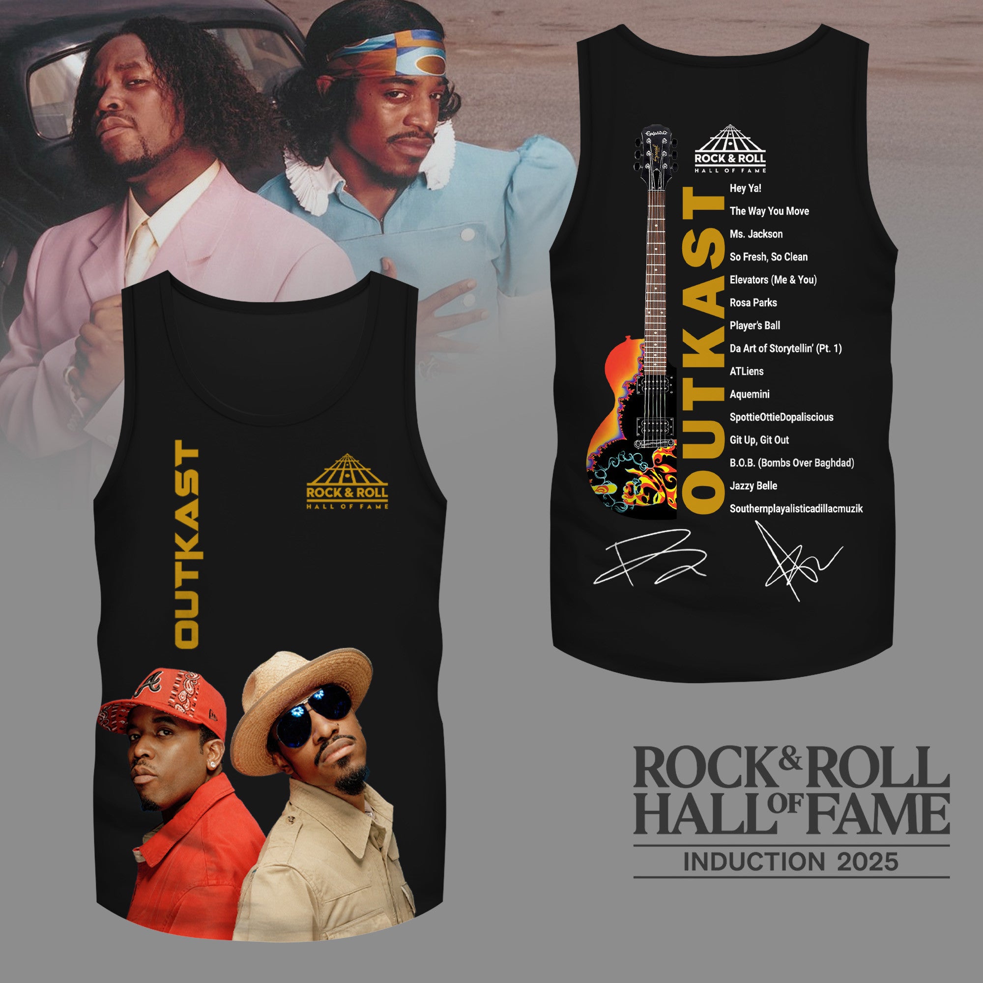 Premium OKT 2025 Rock & Roll Hall of Fame 3D Shirt NY