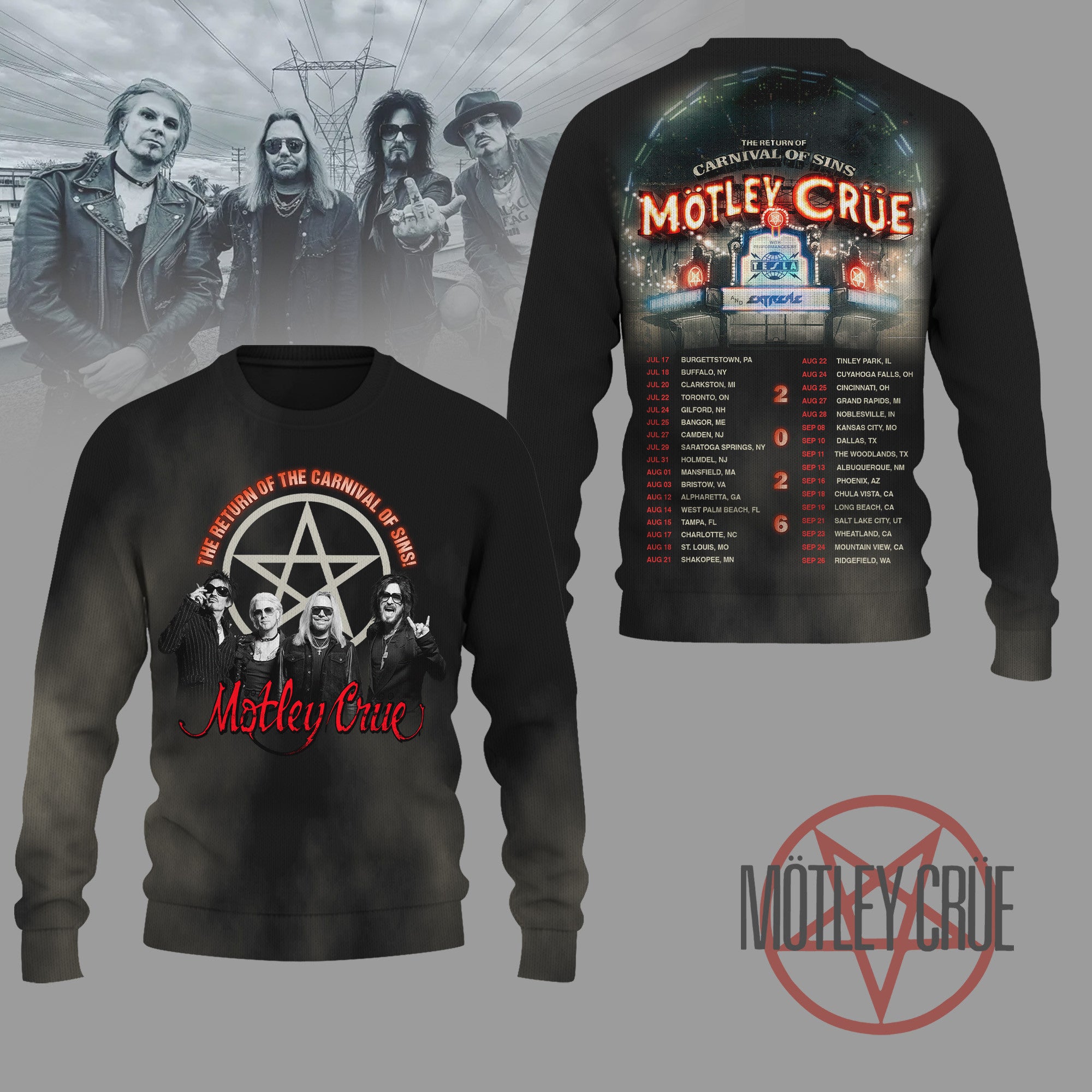 Premium MLCR 2026 Tour 3D Shirt HI