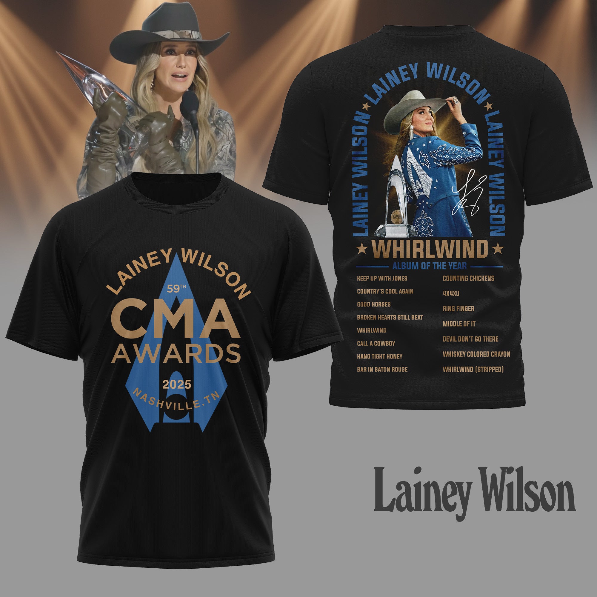 Premium LNWL 2025 CMA Awards 3D Shirt NY