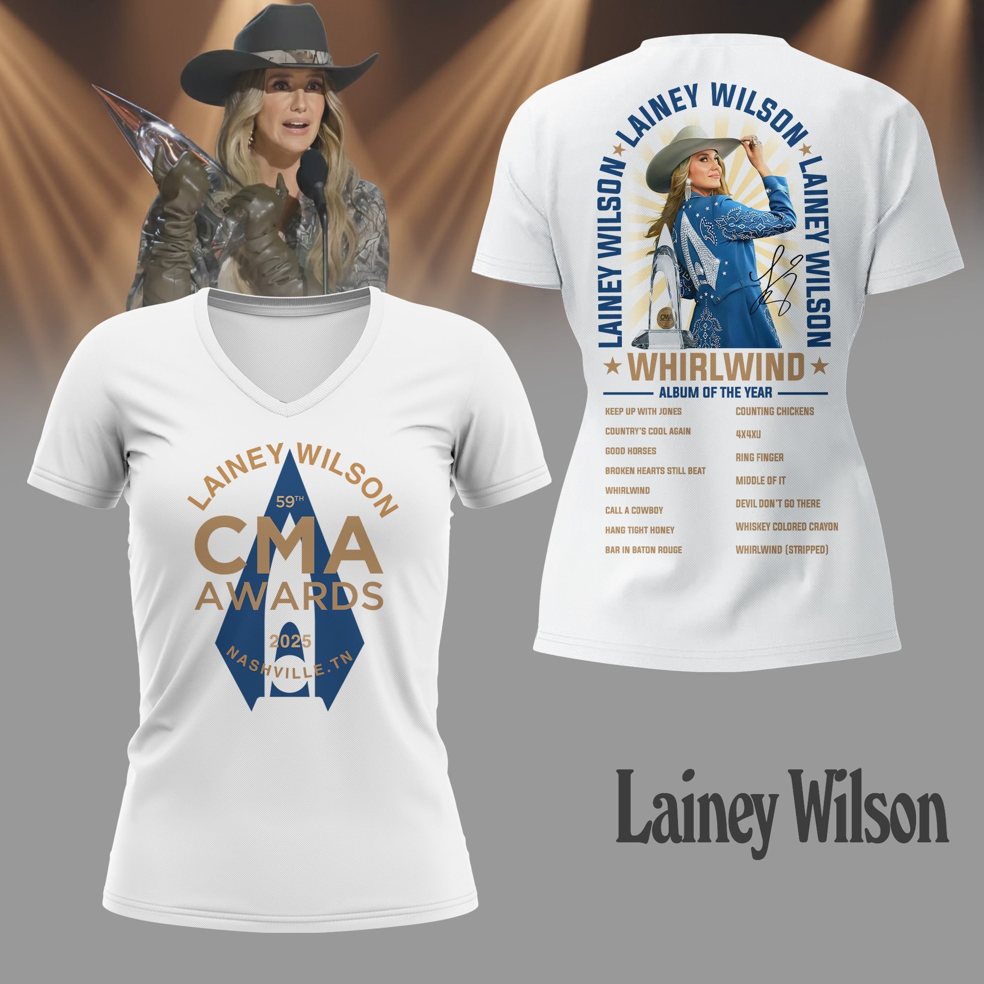 Premium LNWL 2025 CMA Awards 3D Shirt NY