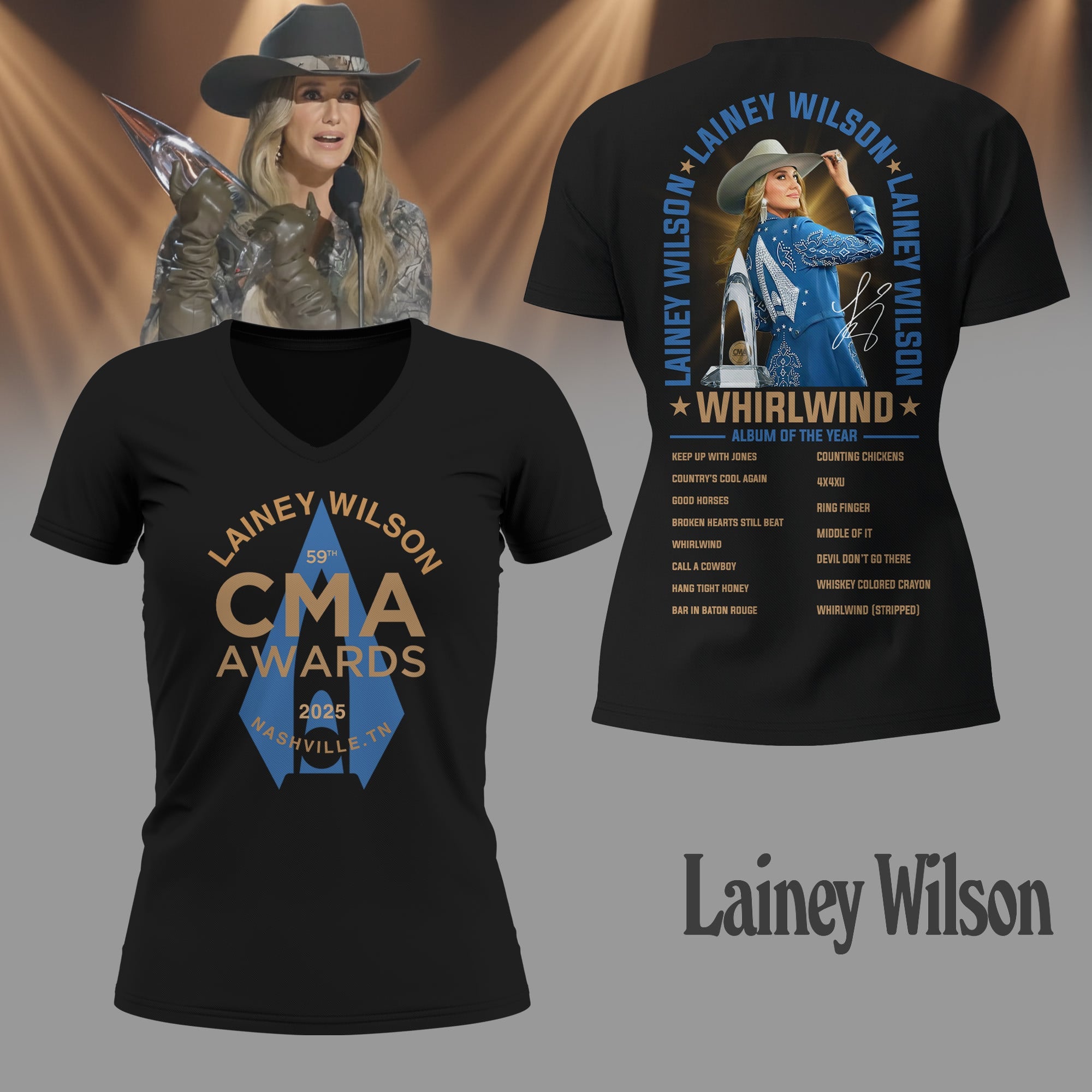 Premium LNWL 2025 CMA Awards 3D Shirt NY