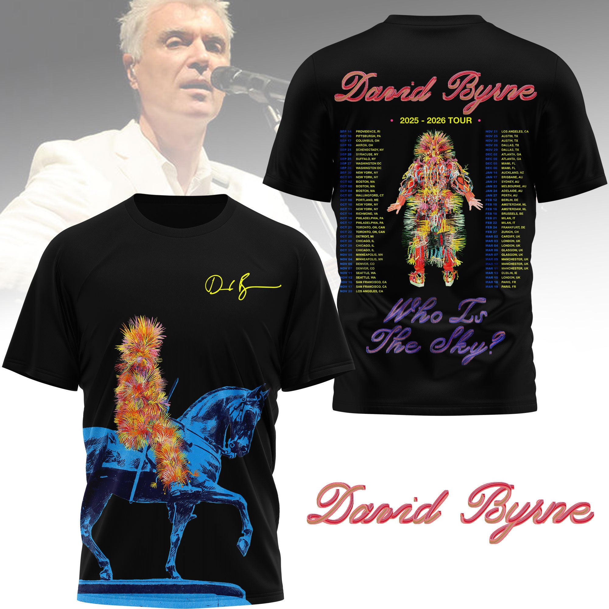 Premium DVBN Tour 3D Shirt NY