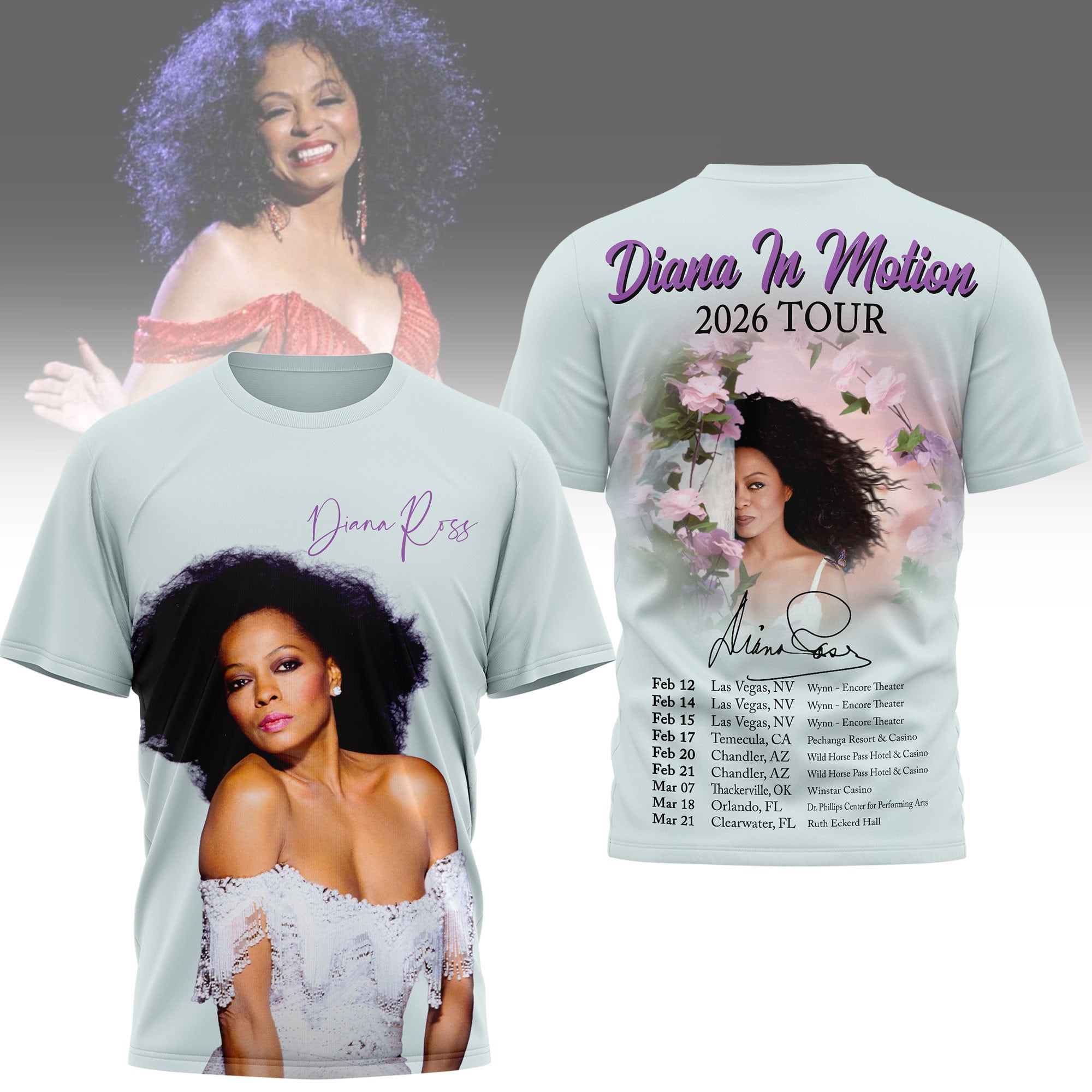 Premium DNRS 2026 Tour 3D Shirt MM