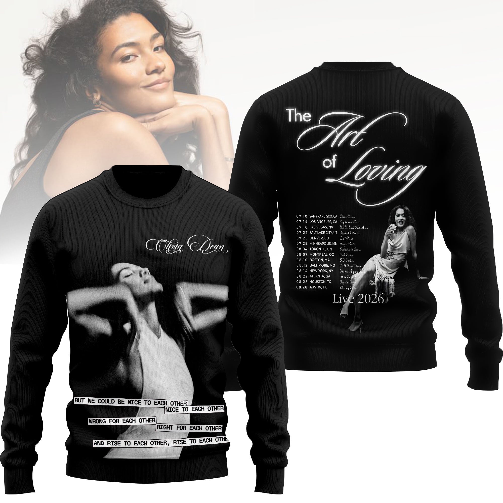 Premium OLID 2026 Tour 3D Shirt MM