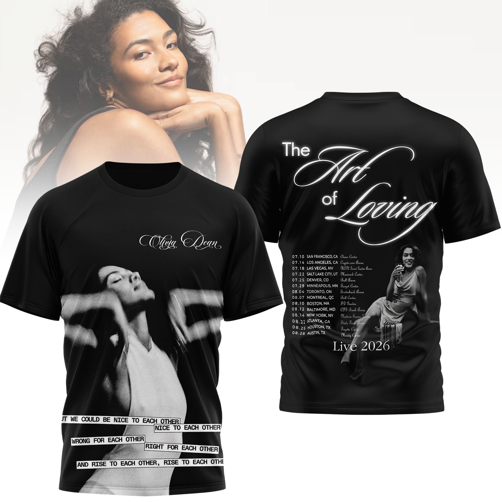 Premium OLID 2026 Tour 3D Shirt MM