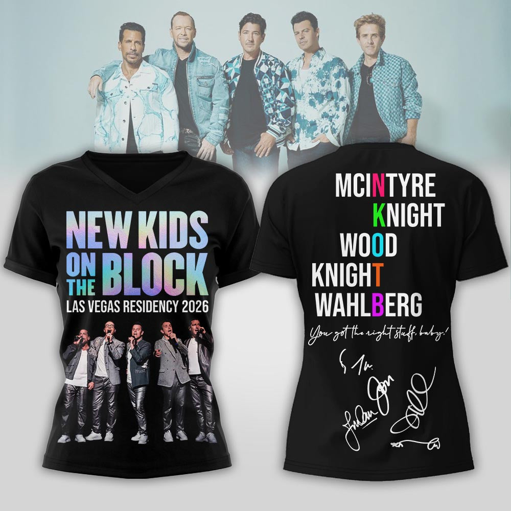Premium NKOTB 2026 Tour 3D Shirt MM