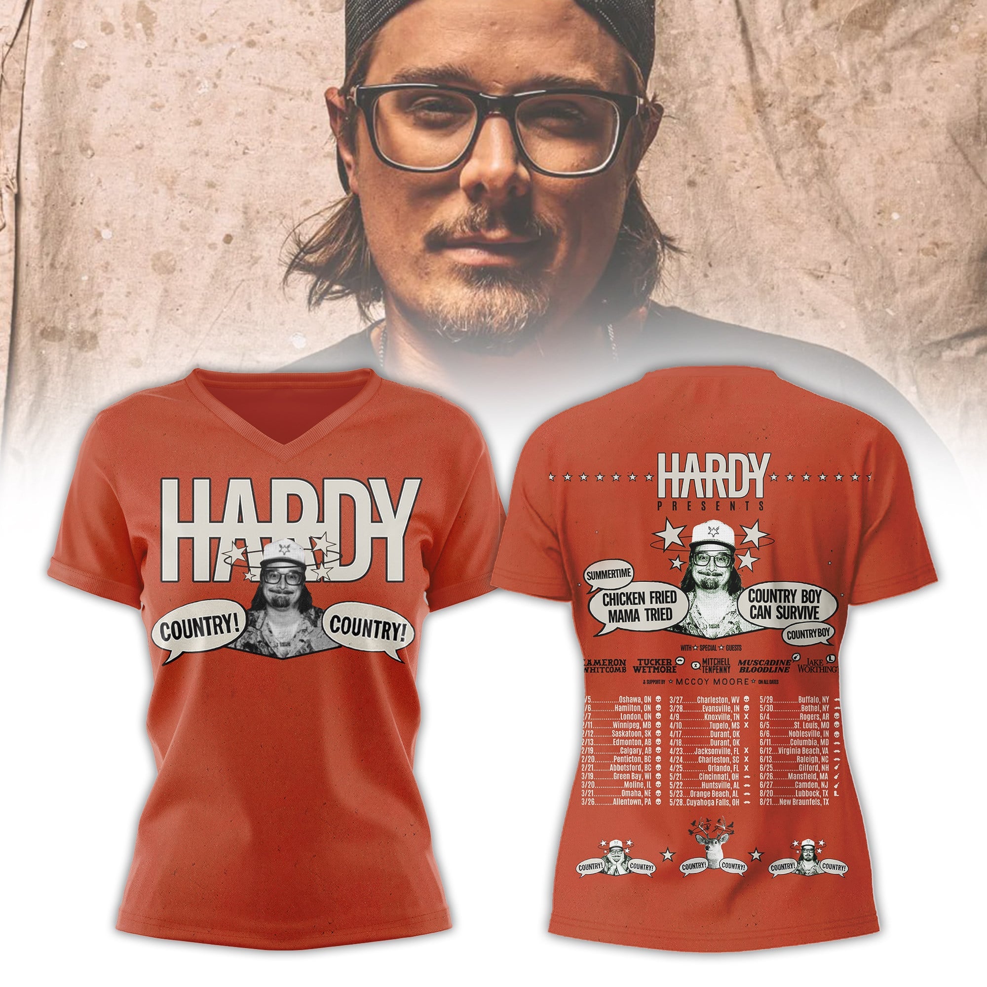 Premium HRD 2026 Tour 3D Shirt MM