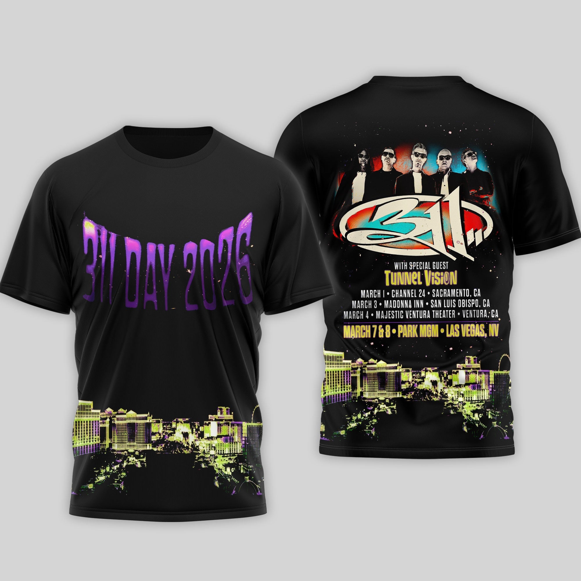 Premium 311B 2026 Tour 3D Shirt HY