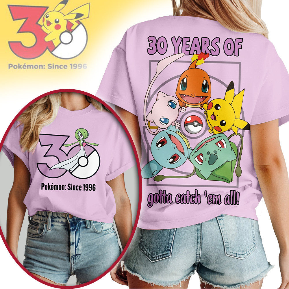 Premium PKM 30th Anniversary Celebration 3D Shirt NP