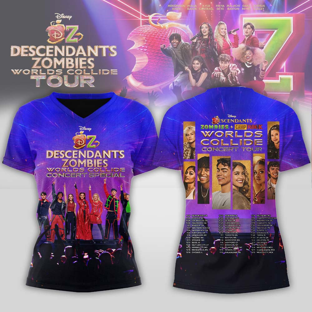 Premium Worlds Collide Concert Tour 3D Shirt NP