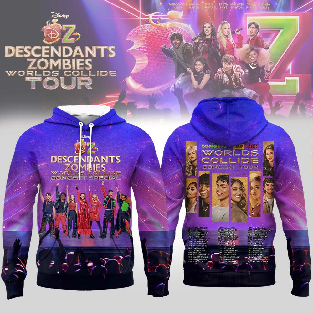 Premium Worlds Collide Concert Tour 3D Shirt NP